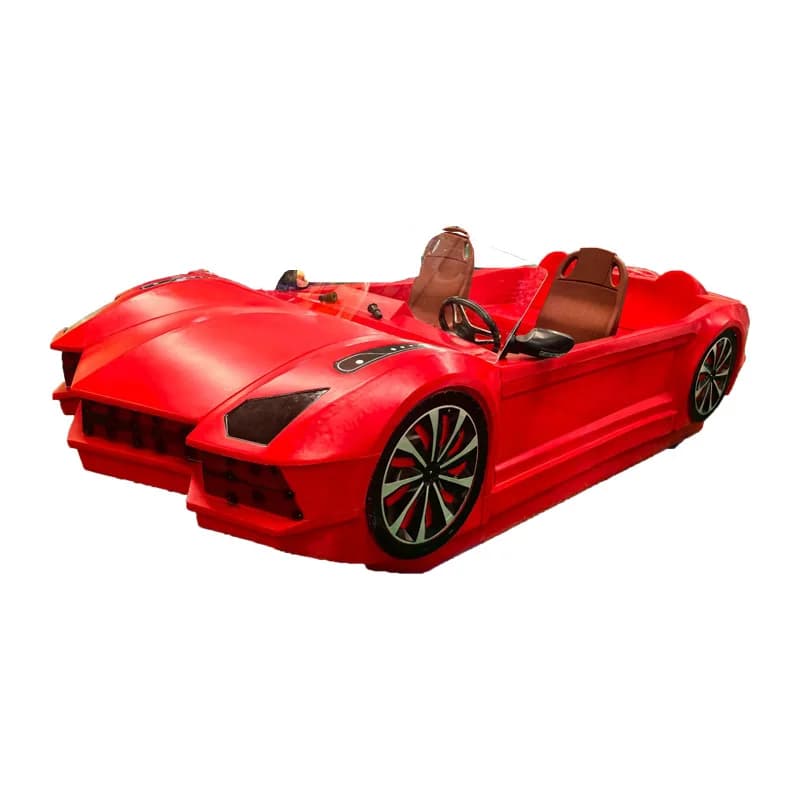 Water bump sports car pedal boat 4 people pedal park boat rotational molding water pleasure boat shell