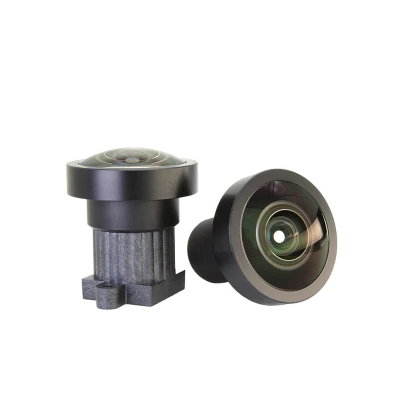 Fixed Focus 2.9mm HFOV 190 Degree Fisheye Lens M12 Confocal Lens for 1/1.7 AR0821 Sensor