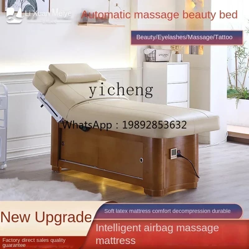 A1  Electric Lifting Multifunctional Facial Bed Constant Temperature Heating Massage Bed Tattoo Beauty Salon Special