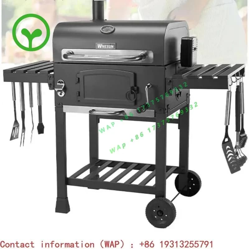 WMESUN Villa Courtyard BBQ Stove Home Charcoal BBQ Rack