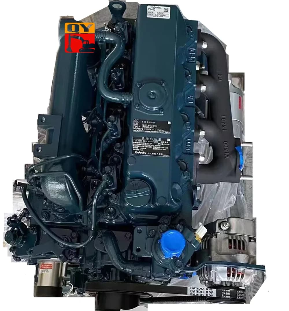 Jining Qianyu Supply Original 4 Cylinder V1505 V2203 V2403 Engine With Good Running Condition For Sale