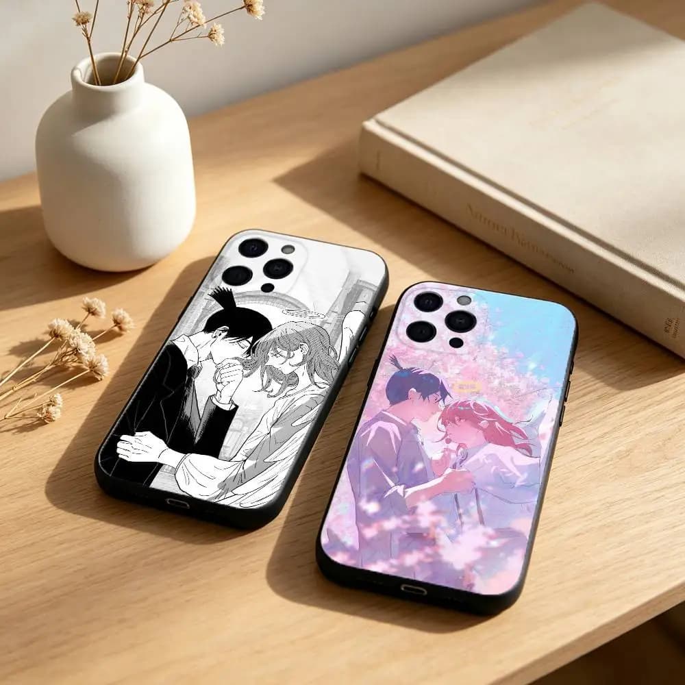 A-Angels X A-Akis Phone Case For iPhone 17,16,15,14,13,12,11 Plus,Pro Max,SE4Soft Silicone Black Cover