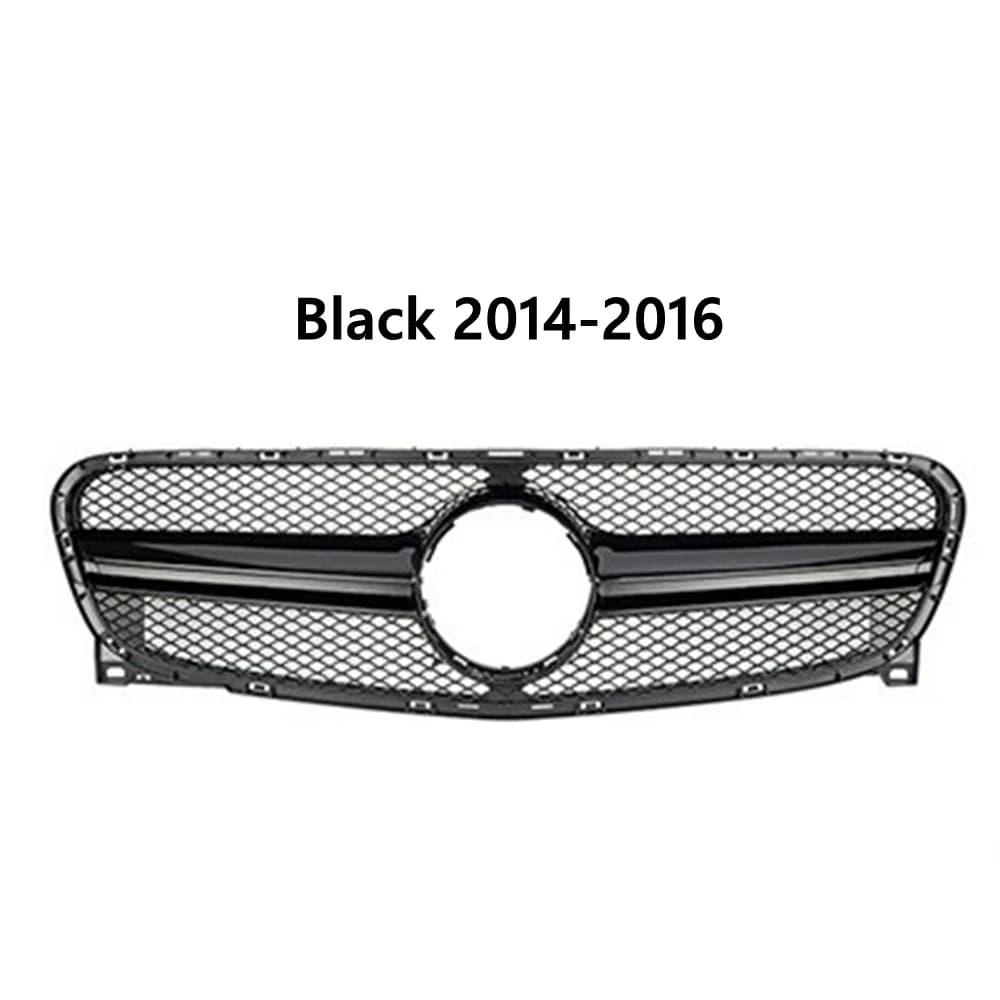For Mercedes Benz GLA Class X156 2014 2015 2016 2017 2018 2019 Grills Front Racing Billet Bumper Grille Upper Facelift