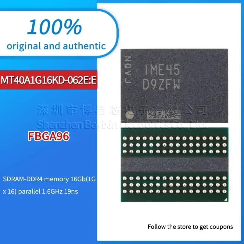 1PCS NEW MT40A1G16KD-062E:E quality assurance D9ZFW