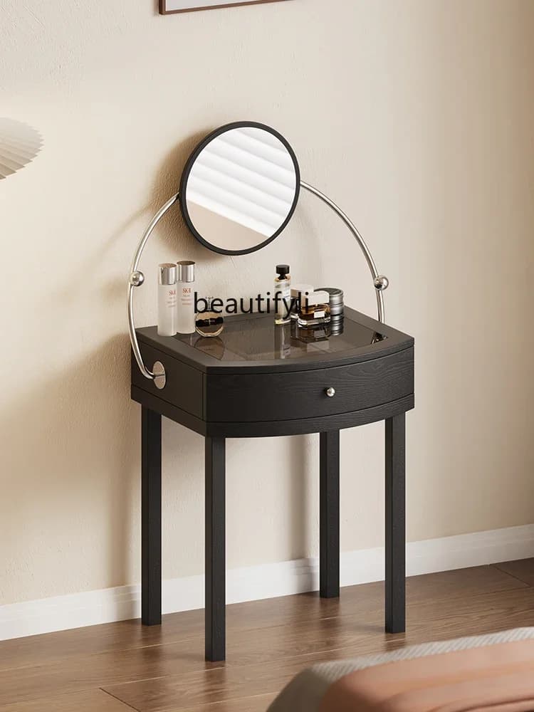 Modern light luxury mini dresser makeup table bedroom simple makeup bedside storage