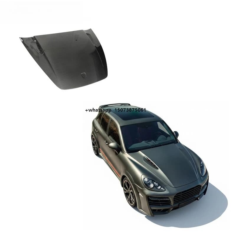 Carbon Fiber Engine Hood Bonnet Suitable for  958 Tec Style Modification