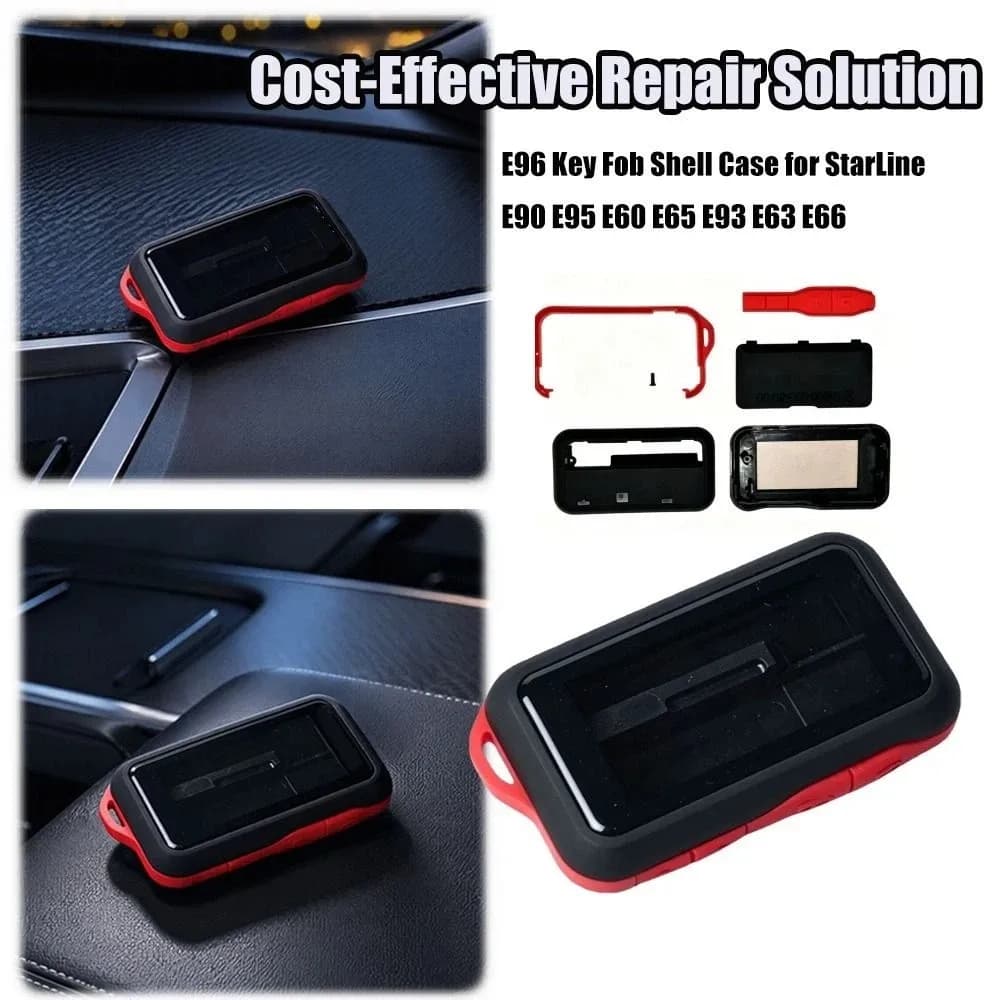 Replacement Shell Key Fob Shell Case Anti-Theft Anti Theft System Remote Fob Shell Two-Way Replacement Housing Key Fob