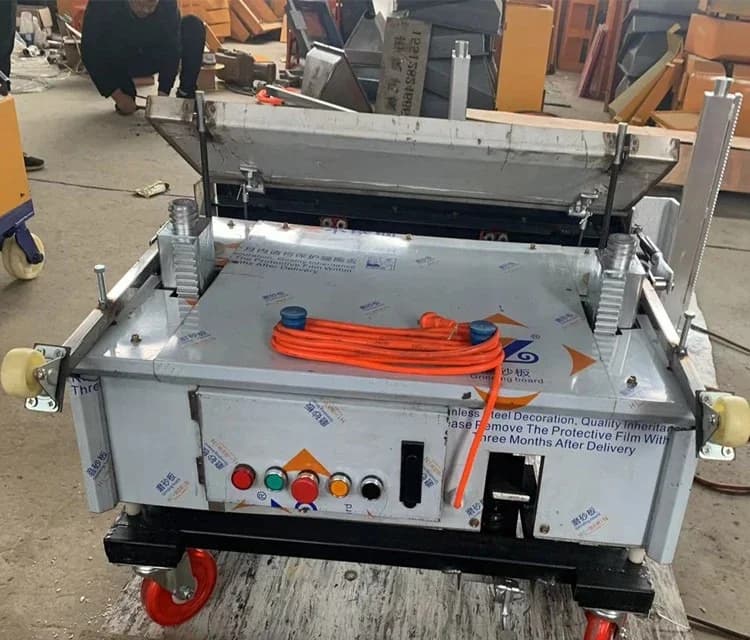 Supply 80 cm 1 meter wall plastering machine, automatic up and down wall plastering machine