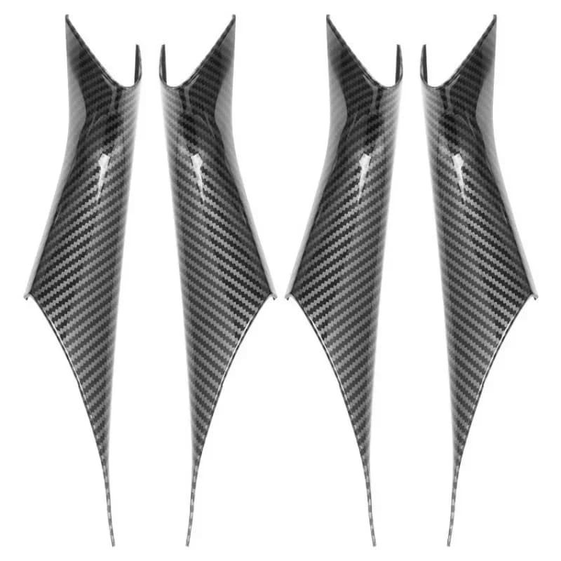 For BMW 5 Series G30 2017-2023 ABS Carbon Fiber Car Inner Door Handle Pull  Cover Decorate Car Accessories