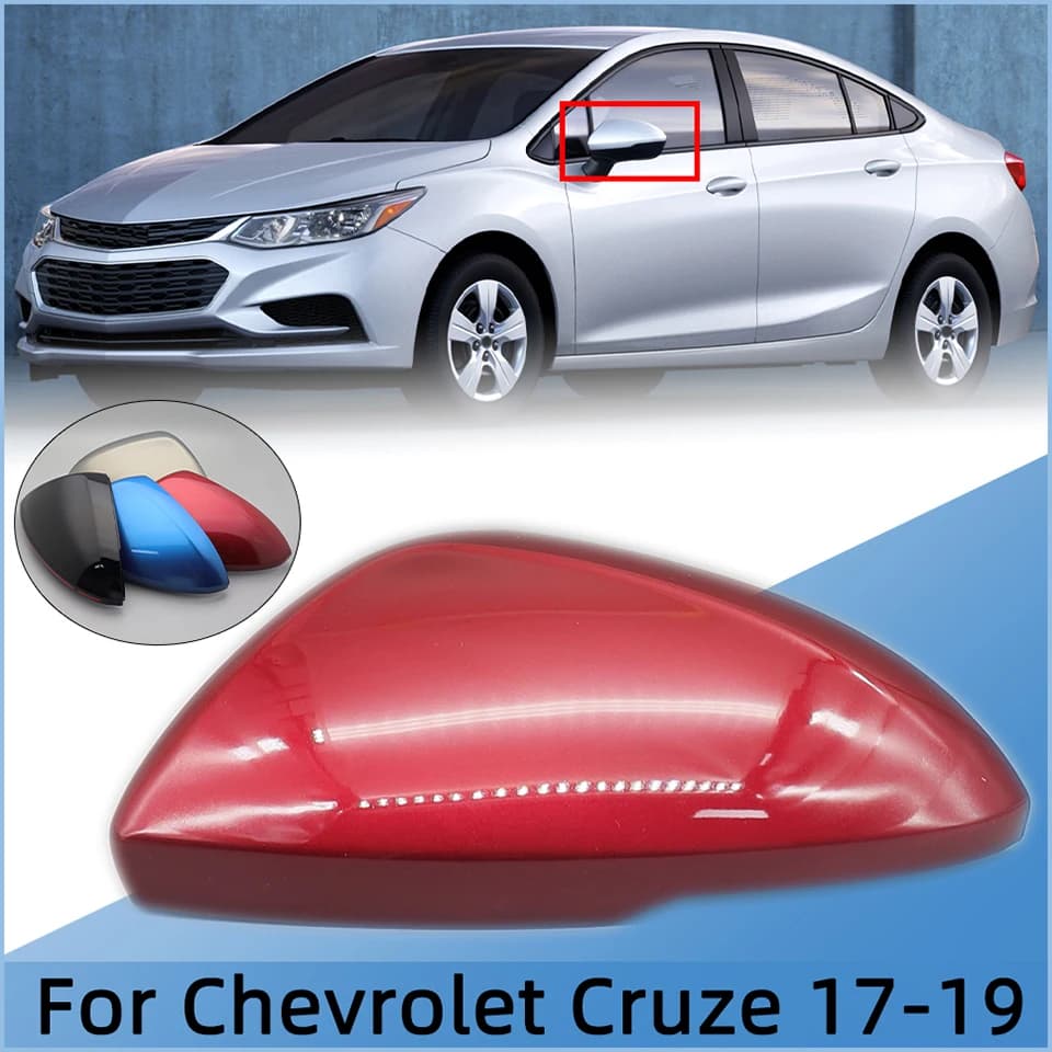 Rearview Mirror Cap With Lamp Type For Chevrolet Cruze 2017 2018 2019 Exterior Door Case Wing Cover Lid Housing Shell Hood Side