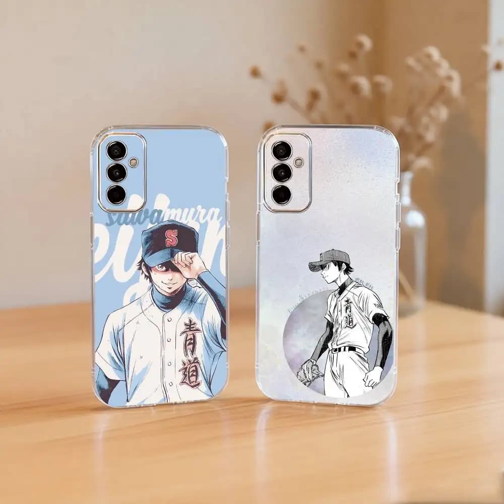 Ace of Diamond Phone Case Transparent Silicone Soft For SamsungA10,12,20,21S,30,31,40,50,51,52,70,71