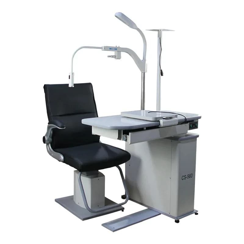 Glasses equipment, automatic computer optometer combination, comprehensive optometry table