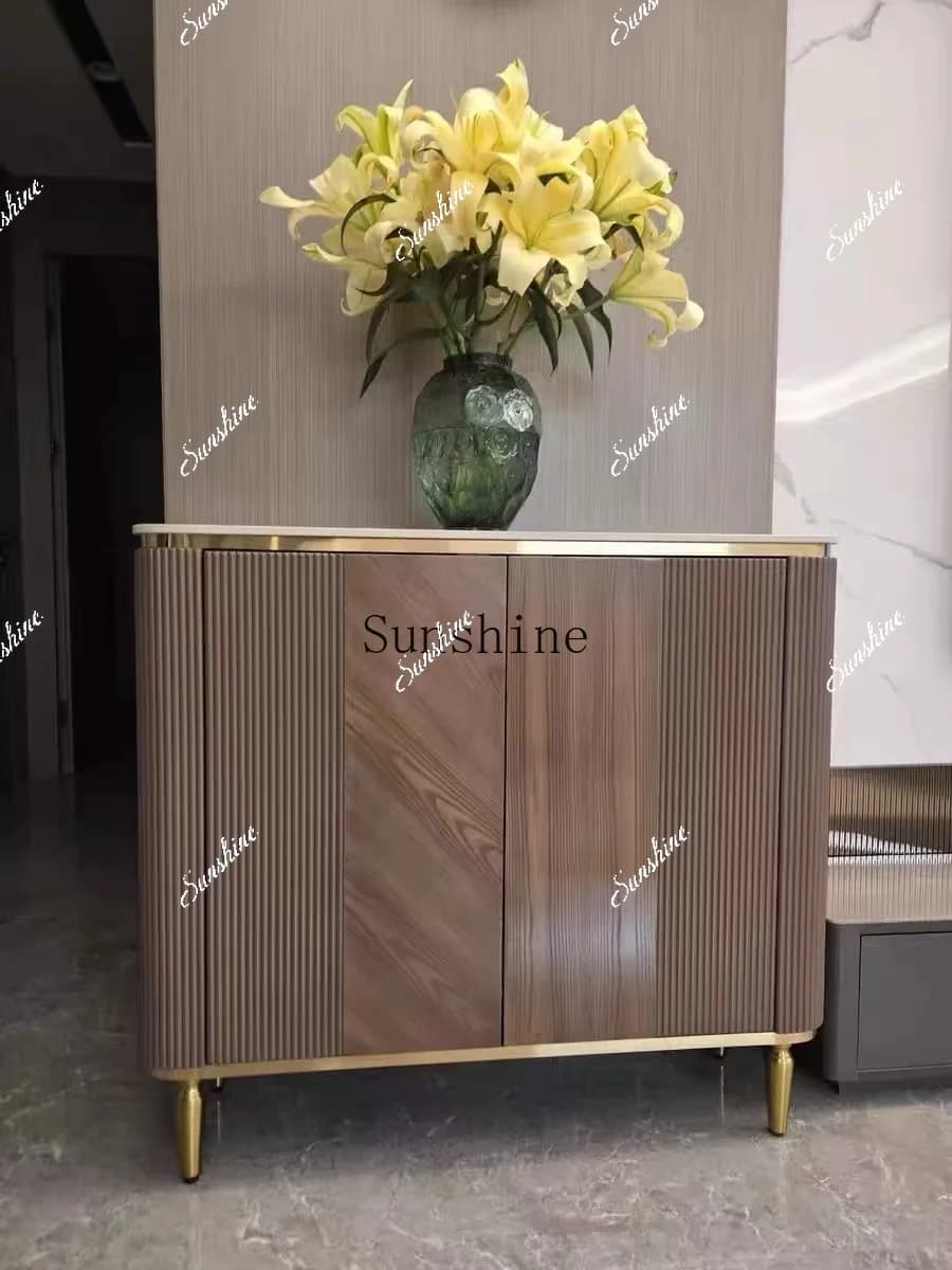 Modern simple side cabinet entry living room advanced locker FT