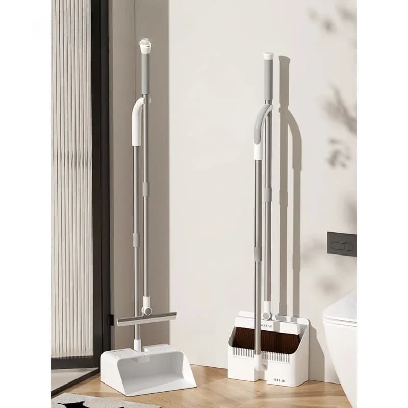 Broom set, broom dustpan combination, folding broom