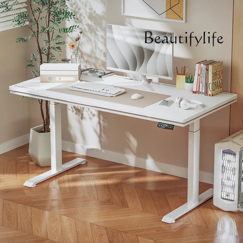 Dual motor e-sports lifting table Technology sense Double bedroom computer table
