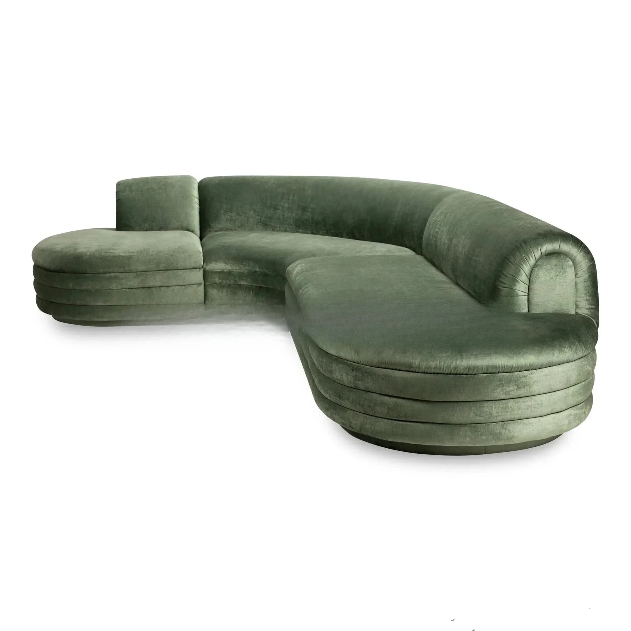 Z-7  Nordic ight uxury Curved Fabric Irregular iving Room Beauty Salon Modern Simple Sofa