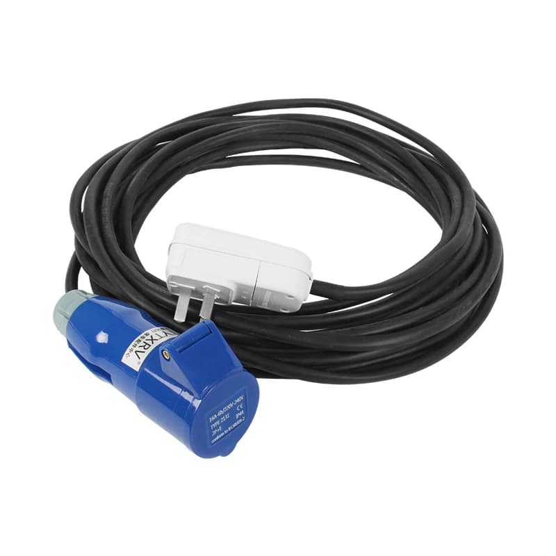 RV Accessories 16A 33ft 220V RV Extension Cable Waterproof for Camping RV Trailer Plug-In Handle