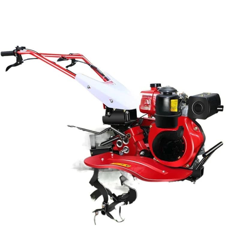 Diesel micro-tiller, multi-functional small-scale loosening soil, ridging, weeding, turning soil and ditching