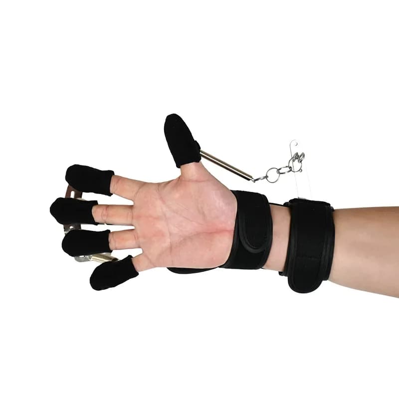 Material Finger Flexible Exerciser Grip Stroke Hemiplegia Hand Strength Spring Frame Split Finger Board