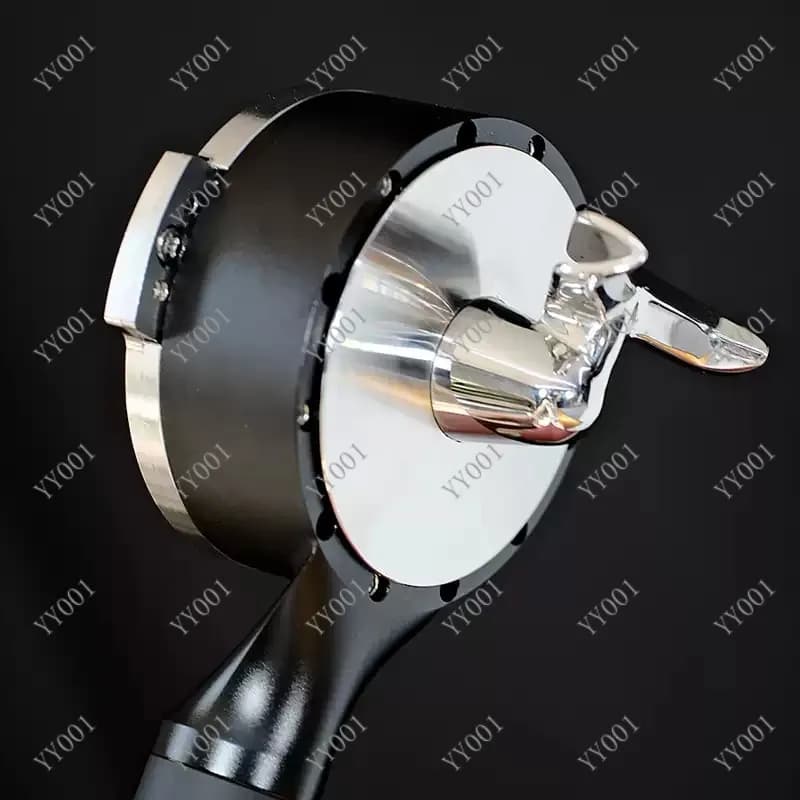 1pcs  V2 bottomless flat coffee machine handle transformable  gold coin double mouth