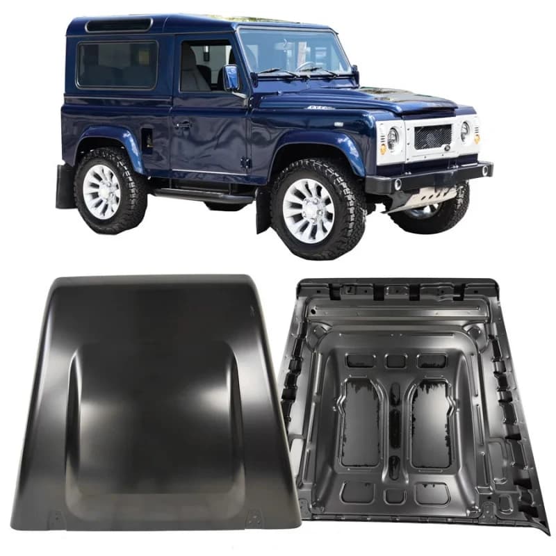 OEM  Style Steel Front Engine Hood Bonnet Cover for  Defender 90 110 130 Pickup
