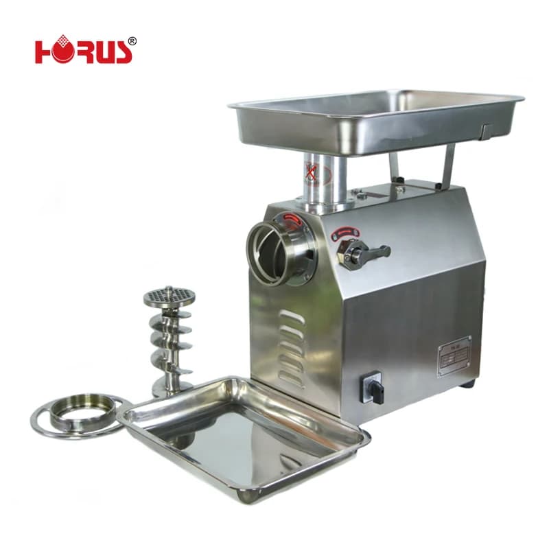 Commercial Electric Meat Grinder Stainless Steel Heavy Duty Food Processing Machine 110V/220V 350kg/h Capacity 1 Year