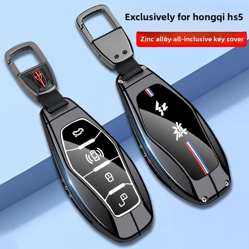 Special Red Flag HS5 Key Set 23 Models 24 New HS5 Flagship Pro Edition Full New Car Metal Shell Protection Buckle Bag