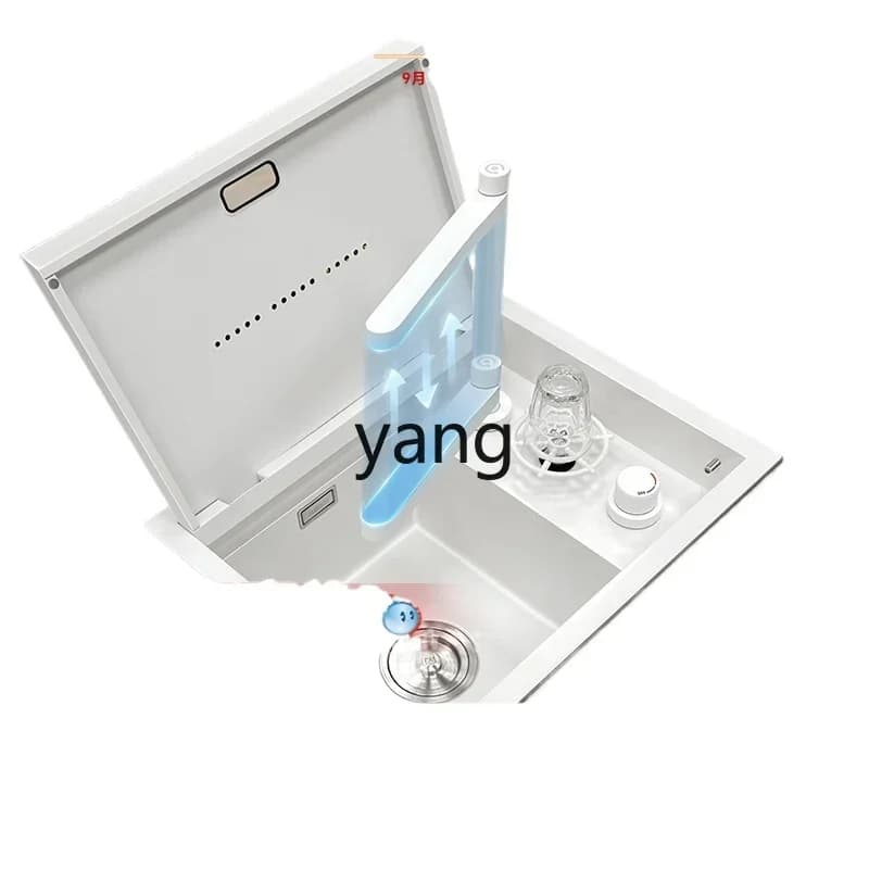 LH Balcony Invisible Small Sink Cup Washer Single Sink Vegetable Wash Basin Mini Small Wash Basin
