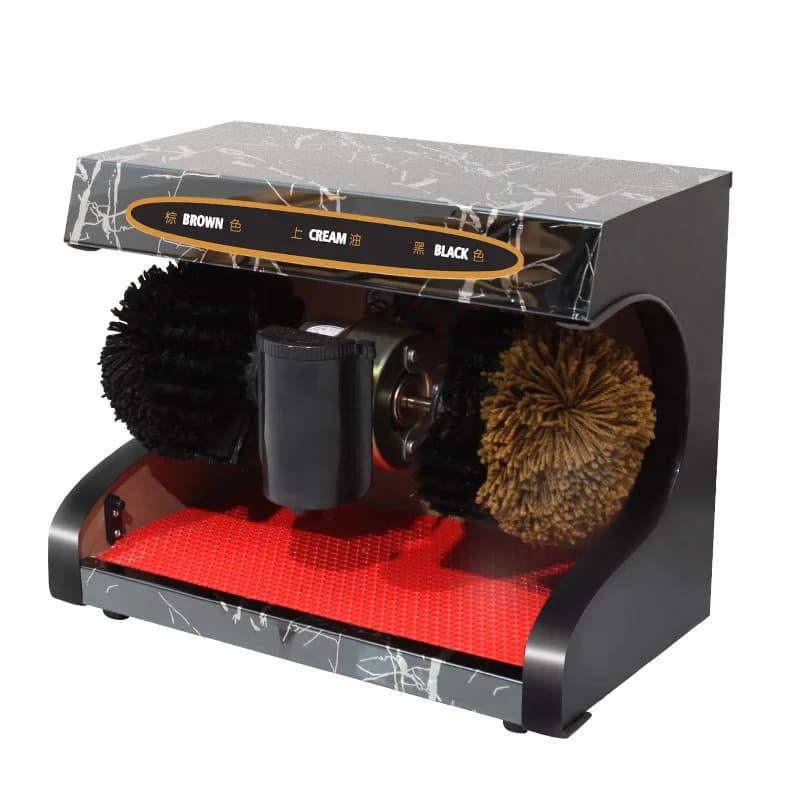 Shoe shine machine Automatic household Automatic induction shoe shine machine Public hotel lobby Electric titanium