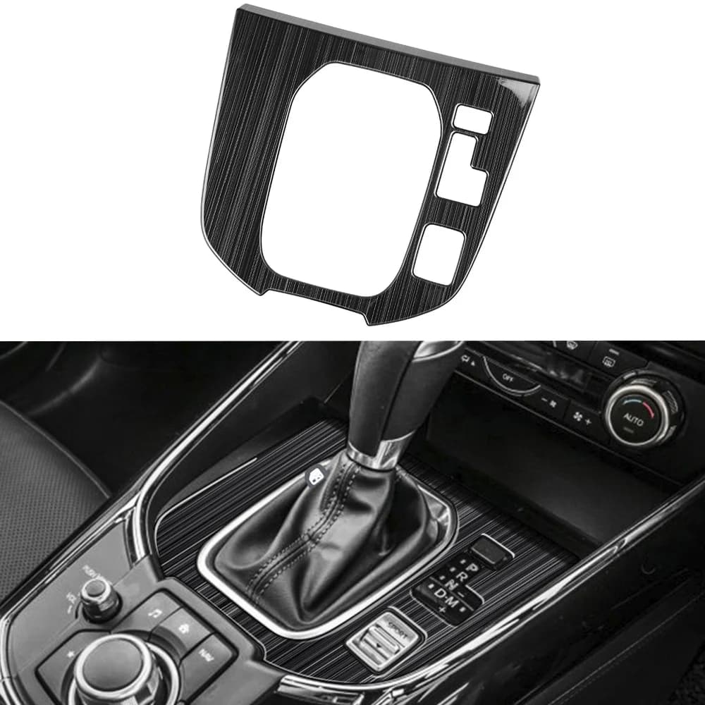 For Mazda CX-9 CX9 Car Gear Shift Panel Stickers Stainless Steel inner Molding Protect Trim Accessories 2021 2022 2023 2024