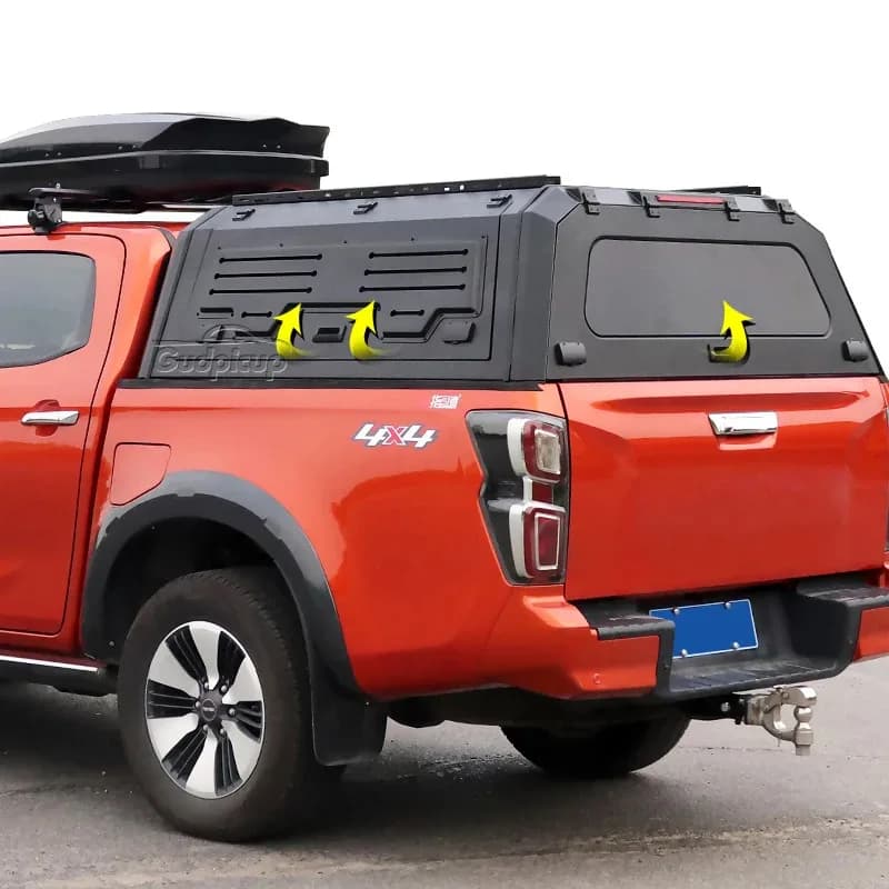 Benext Retrac Tonneau Cover for Ram 1500 Aluminum Truck Canopy Topper Camper Hardtop Pickup Wing