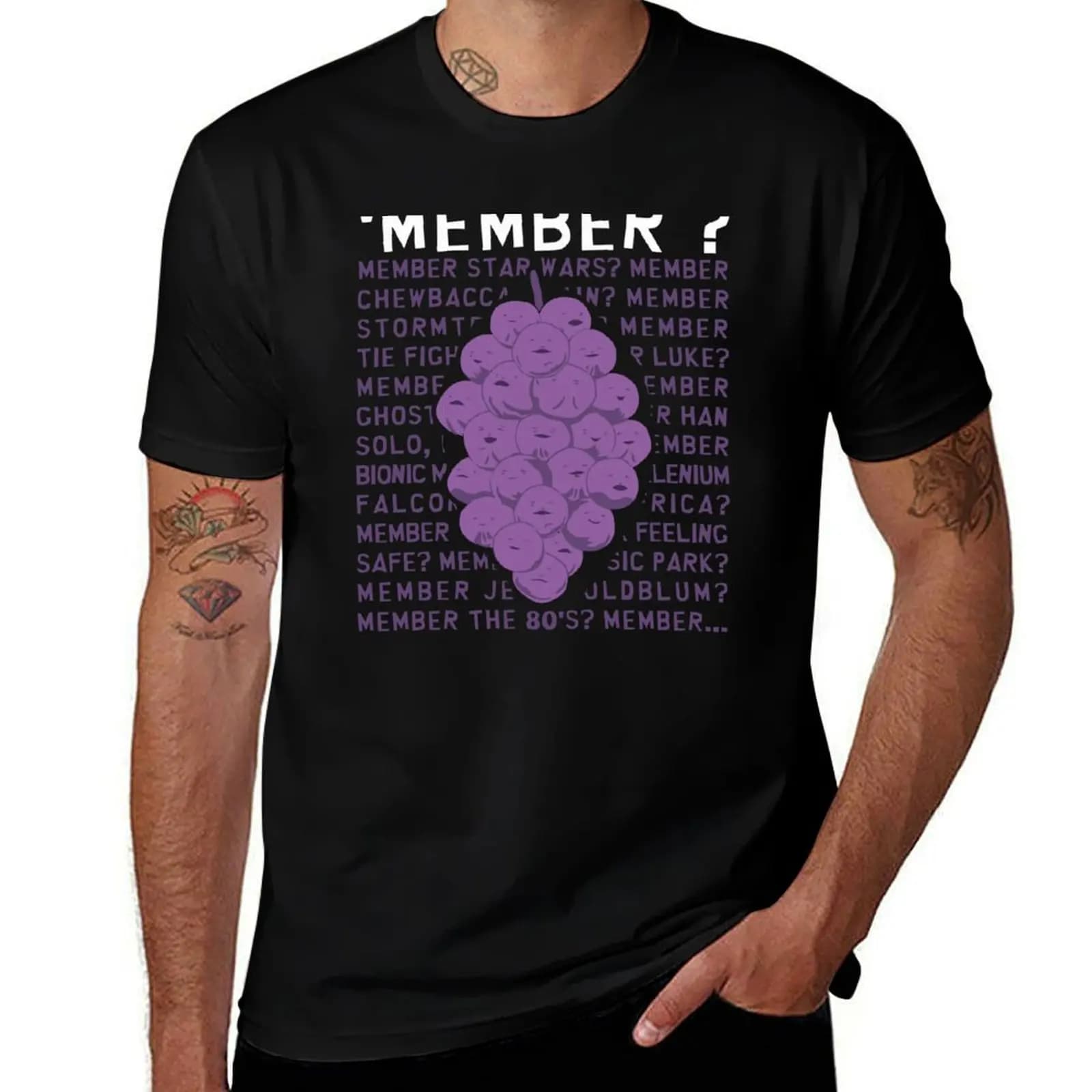 Member Berries T Shirt T-Shirt Casual Loose Short Sleeve Tee for Men