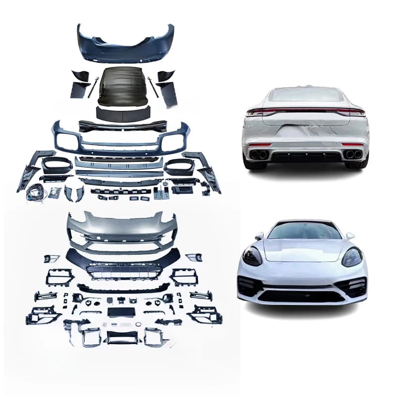 High Quality Body Kit Front Rear Bumper Taillights Spoiler Upgrade For Porsche Panamera 970 970.1 970.2 To 971 Modification Part