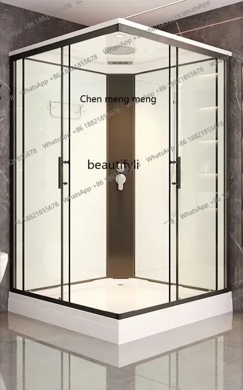 CC1820R Integrated shower room Household small apartment Integrated shower room Glass sliding door multi-function, bathroom R