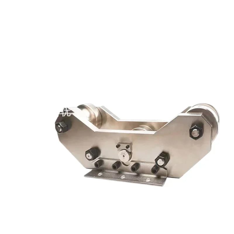 Three pulley tension sensor, wire rope tension detection sensor in motion