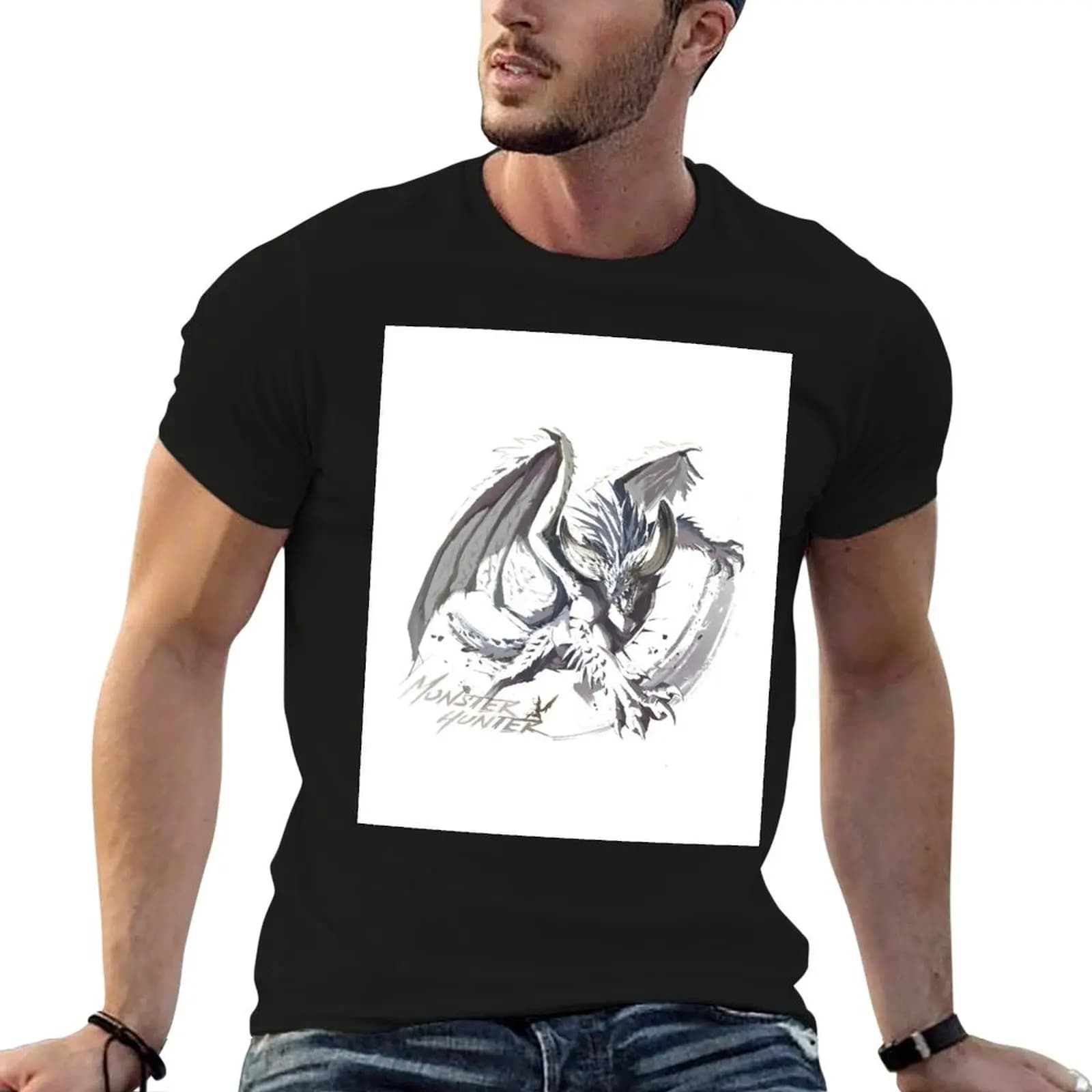 Monster Hunter World : Nergigante T-Shirt Quick Dry Light Sports T-Shirt