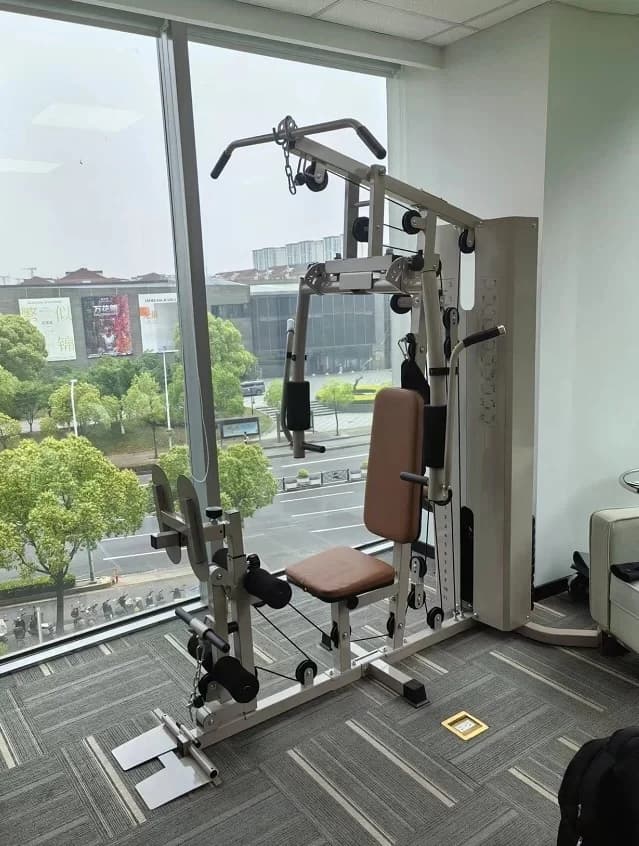 Multi-Function Home Gym Training Workout Station Steel Weight Stack Pulley System Exercise Gear
