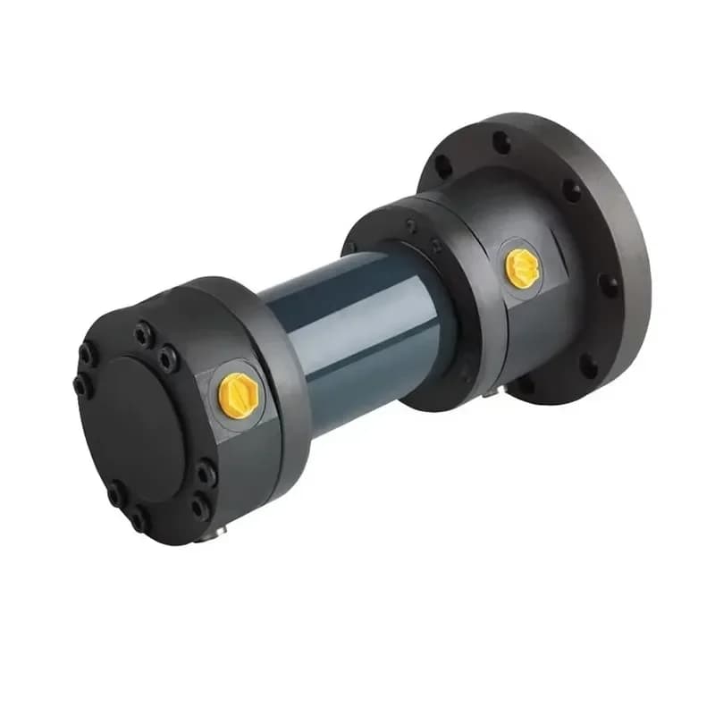 GLUAL Hydraulic Cylinder KR-100/56-200-A-301-G-1-A Welded Hydraulic Cylinder, Double-acting Cylindrical Hydraulic Cylinder