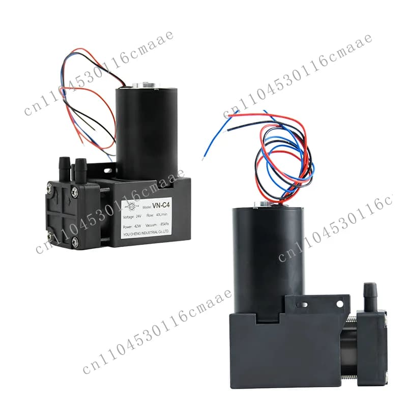Miniature air pump VN-C4 brushless 12V/24V 42W 40L/min DC vacuum pump head, mini type, suitable for industrial field