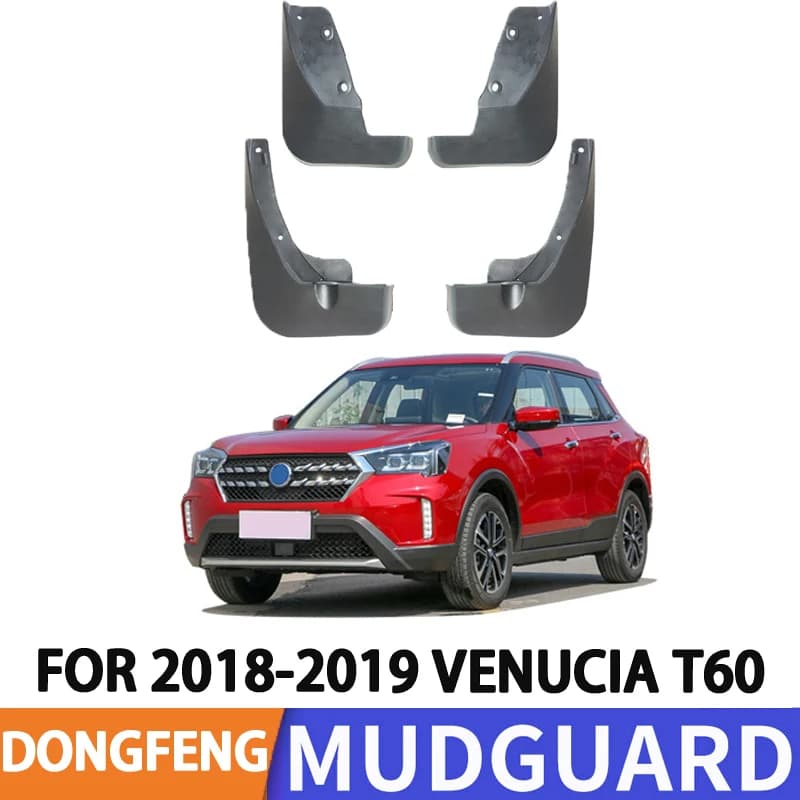For 2018-2019 Dongfeng Venucia T60 VENUCIA Car Tire Fender Splash Guard Front and Rear Wheel Fenders