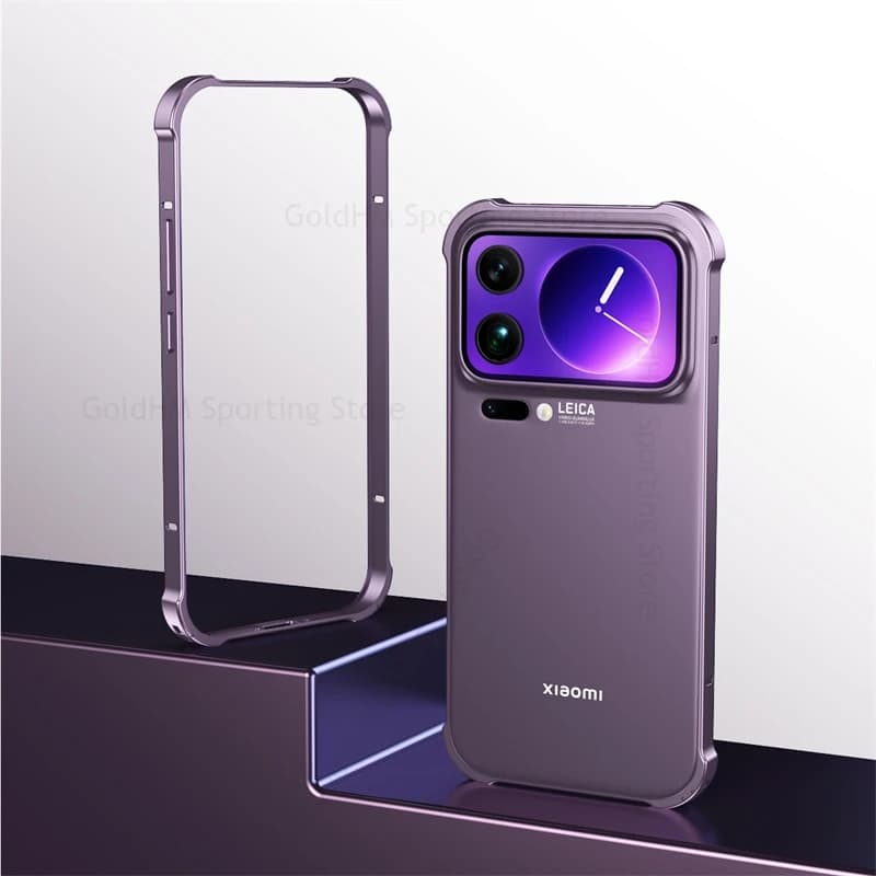 Aluminum Alloy Metal Phone Bumper Case For Xiaomi 17 Pro Max Four Corners Armor Cover For Xiaomi mi 17 Pro Max Shockrpoof Frame