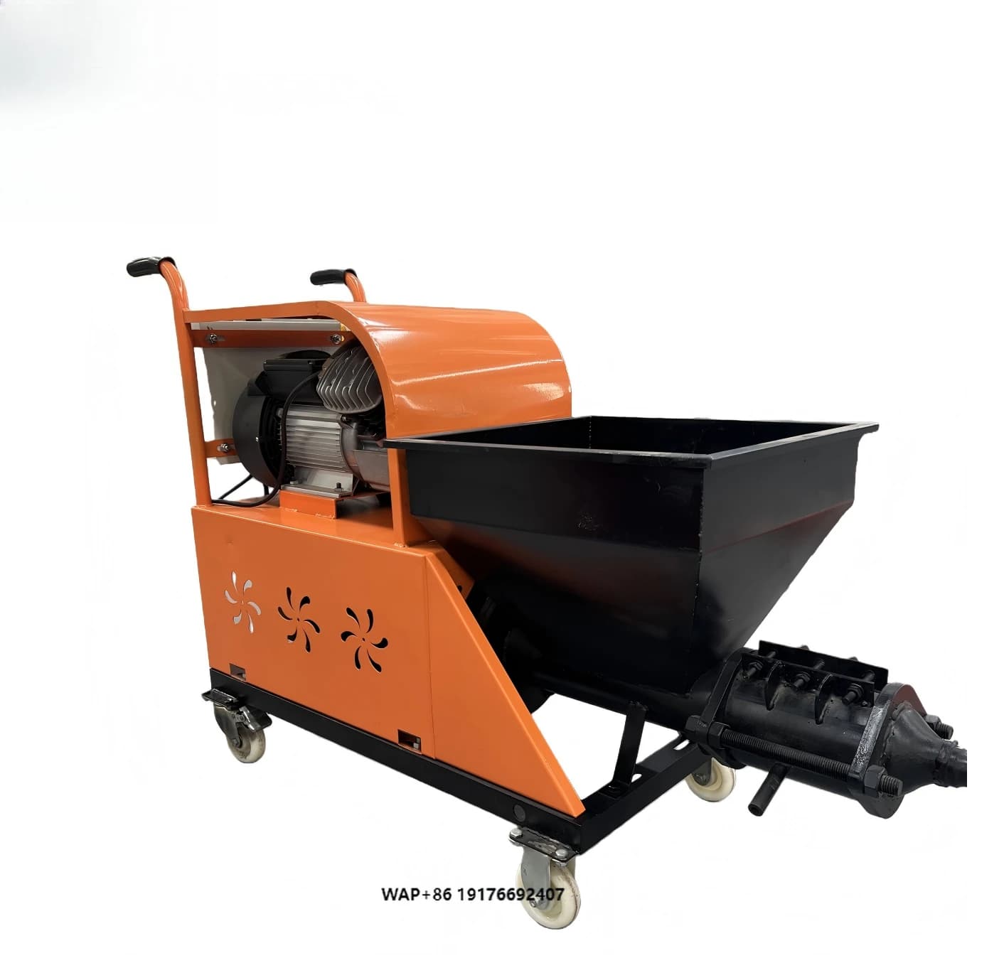 High Efficiency Concrete Skim Coat Mortar Spray Machine Plastering Sprayer with Pump Core Component