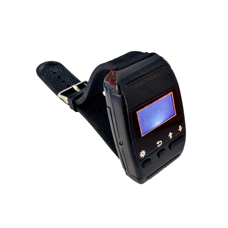 Wrist Pager Service Number Calling Receiver - Display 3 Numbers per Call with 4 Digits Information