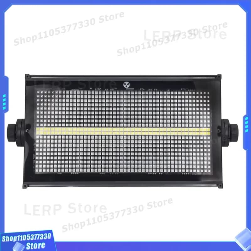 16 LED Strobe Light Double Row High Intensity Flash Adjustable Speed for DJ Stage Party Bar Club Lighting Effect Equipment