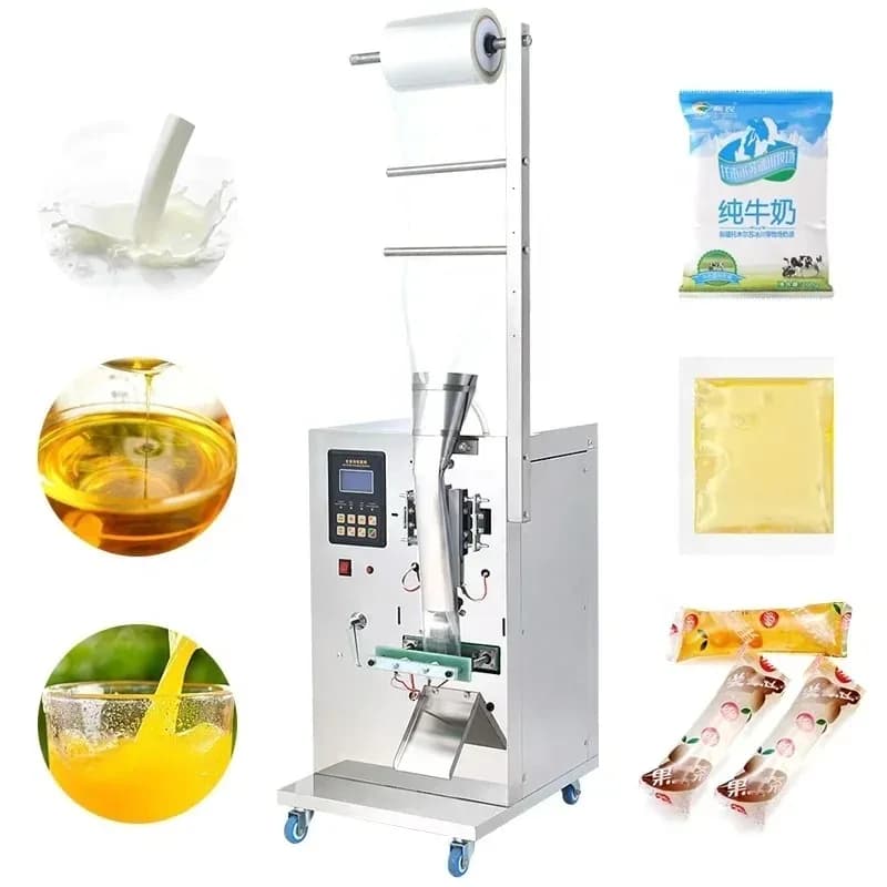 Automatic Liquid Packaging Machine Milk Juice Cooking Oil Water Bag Filling Sealing Equipment