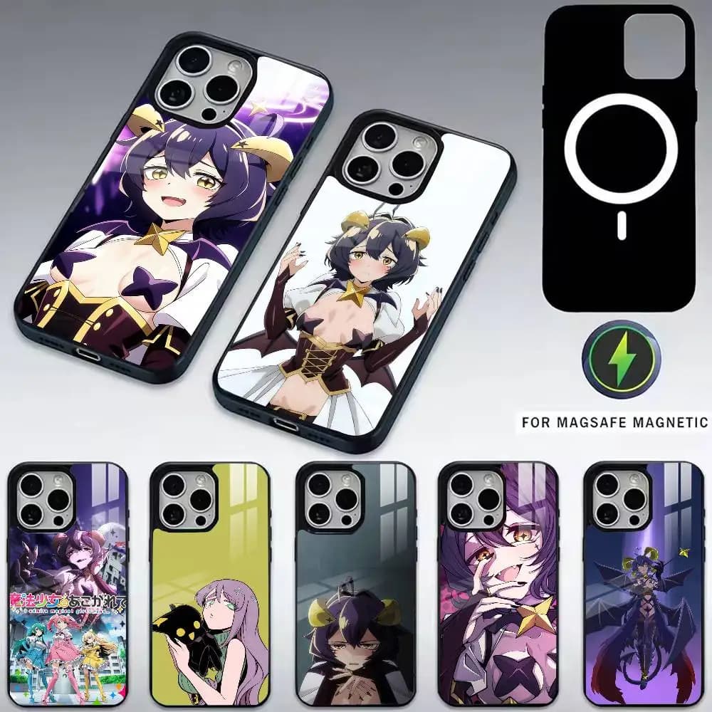Gushing Over Magical Girls Phone Case For iPhone17,16,15,14,13,12,11 Plus,Pro Magnetic For Magsafe Wireless Charging