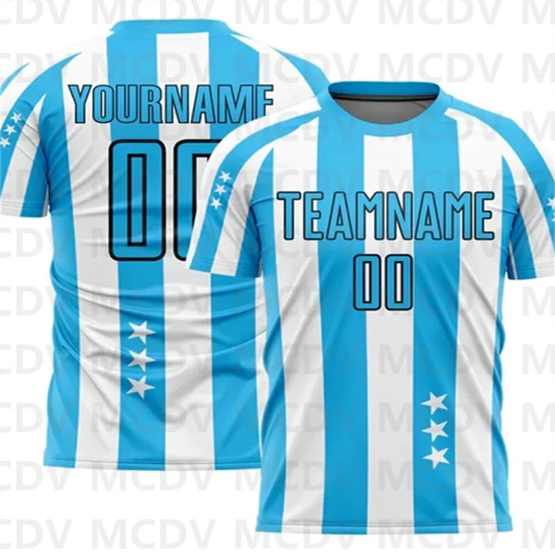 Custom Gold Black-White Stars And Squares Sublimation Soccer Uniform Jersey Personlized Team name and you name number