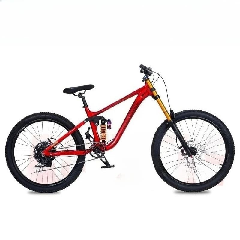 Soft tail mountain bike aluminum oil brake high strength 27.5 inch shock absorption off-road vertical tank mountain bike