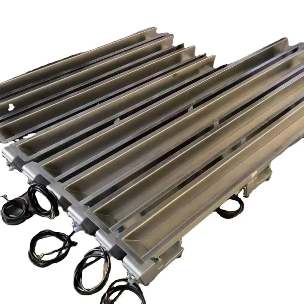304 Stainless Steel Vibratory Feeder Tray Trough Pan 300x800mm 10kW 220V Industrial Feeding Equipment for Automation