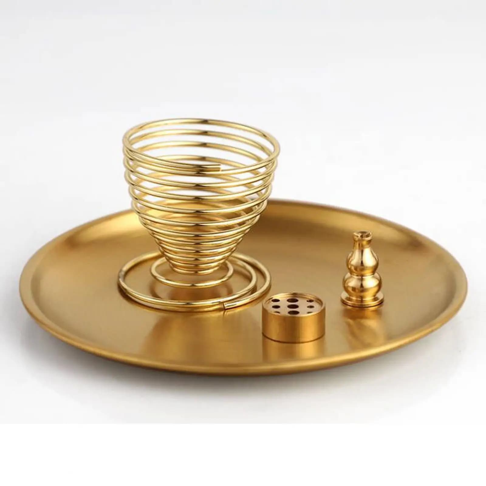 4 in 1 Incense Burner with Holder and Tray Cone Incense Holder Incense Burne Holder for Housewarming Office Farmhouse Yoga Room